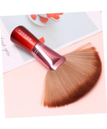 FRCOLOR Cosmetics Brush Makeup Brushe Powder Brush Hair Cutting Neck Duster Brush Makeup Foundation Hair Brush Face Powder Foundation Brush Makeup Brush for Woman Wooden Miss Mineral Fan 20x4x16cm Brown - Buy Online on GoSupps.com