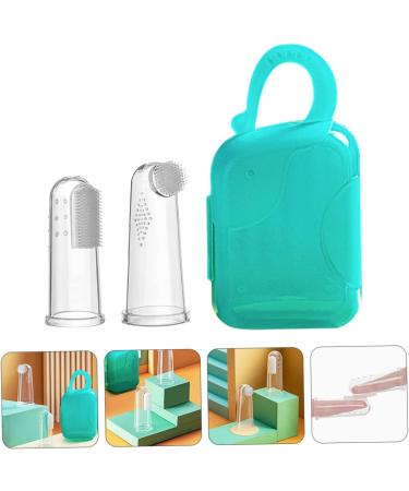 Minkissy Finger Toothbrush Set - Portable Gum Brushes for Babies & Pets | Gentle Cleaning for Toddlers & Infants - Buy Online on GoSupps.com