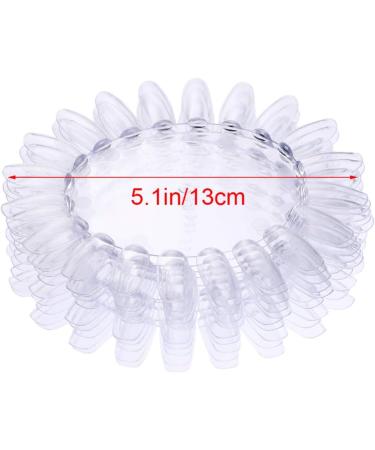 Minkissy Sunflower Nail Stickers - 30pcs Acrylic Nail Art Display Map | Perfect for Salon & DIY | Transparent Nail Polish Stand - Buy Online on GoSupps.com