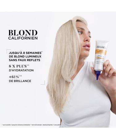 DESSANGE - Nutri-Corrective Blue Shampoo Californian Blonde - Formula Enriched With Manuka Honey* - Nourishes & Neutralizes Unwanted Highlights - For Blonde Colored or Bleached Hair - 250 ml - Buy Online on GoSupps.com