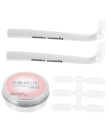 1 Set Eye Makeup Aid Reusable Eyelash Stencils Lash Stamp Makeup Lower Eyelashes Stamp Makeup Supplies Lower Eyelashes Stamp for Women Makeup Stencils Eyes Eyelash Tool