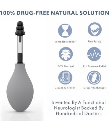 Ear Pain Relief Tool Natural Ear Pressure Relief Device Instant & Sustained Relief Migraine Instant Migraine and Headache Alleviation Through Targeted Inner Stimulation - Buy Online on GoSupps.com