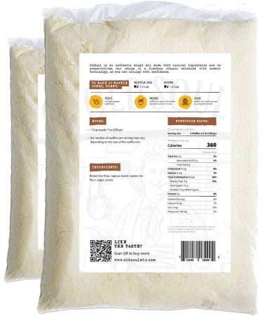 OldSoul Professional Cone Waffle Mix | Chocolate Flavour | Batter Mix | GLUTEN FREE & VEGAN | 224 Waffles (Chocolate 10 Lb) Chocolate 10 Lb - Buy Online on GoSupps.com