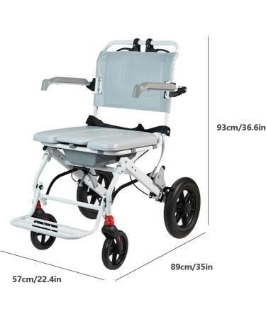 Wheelchair for Outdoor Ultralight Transport Wheelchair Aluminium Alloy Wheelchair with Adjustable Pedal and Handbrake for Adults Wheel Chair - Buy Online on GoSupps.com