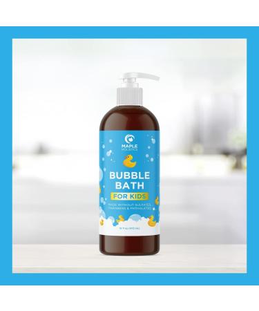 Sulfate Free Kids Bubble Bath 16oz - Vanilla Lavender Relaxing Bubble Bath for Kids with Chamomile and Calendula Oils - Moisturizing Nighttime Blend for Toddlers - Extra Foamy Kids Bath Soap - Buy Online on GoSupps.com