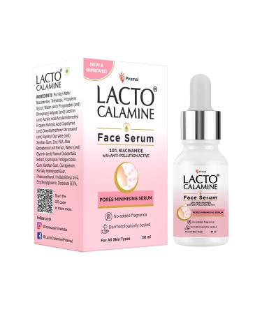 Lacto Calamine 10% Niacinamide Face Serum Fragrance-Free Serum for Face 30 ml