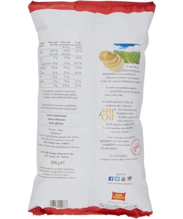 San Carlo Classica Lot of 3 salted potato chips 3 x 300 g + Gourmet Italian Pulp 400 g - Buy Online on GoSupps.com