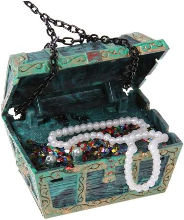 Buy Mesee Fish Tank Ornament - Diver Treasure Hunter & Treasure Chest Decoration for Aquarium - Vibrant Orange Action Decor - Buy Online on GoSupps.com