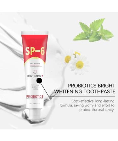 SP-6 Ultra Whitening Toothpaste - Brightening Stain Removing & Fresh Breath Formula - International Shipping Available - Buy Online on GoSupps.com