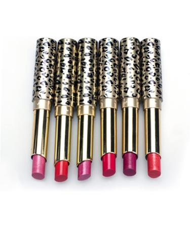  Beatifufu 12 Lipstick Moisturizing Lipstick Glitter Lip Cream Women Lipstick Lip Gloss Leopard Print - Buy Online on GoSupps.com