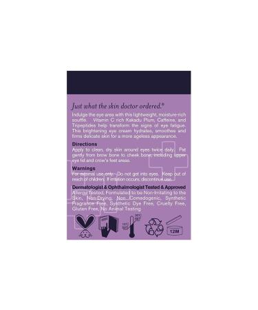 Dermadoctor Kakadu C Eye Treatment | Brighten & Revitalize | International Shipping - Buy Online on GoSupps.com