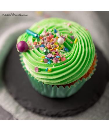 Super Sprinkle Confetti Parade - EU Sugar Sprinkles for Cakes & Biscuits | Azo Dye-Free Streusel Mix from Hamburg (180g) - Buy Online on GoSupps.com