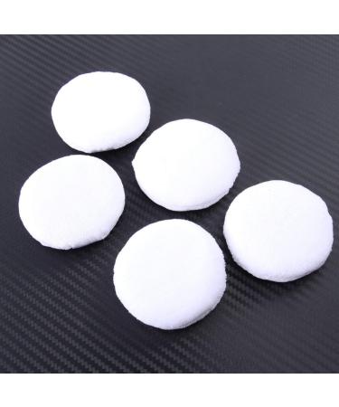 SUPVOX 5pcs Powder Puff Washable Large Body Puff Fluffy Powder Puff with Ribbon (White)60mm - Buy Online on GoSupps.com