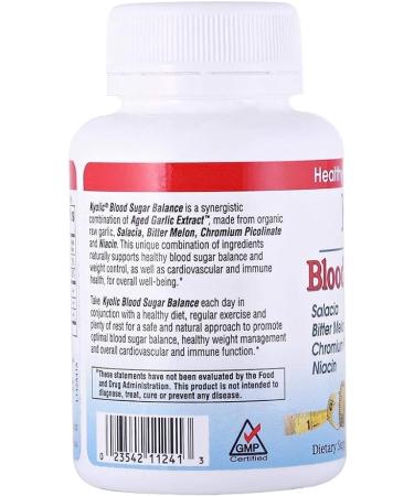 Kyolic Blood Sugar Balance - Natural Supplement for Healthy Blood Sugar Levels - Buy Online on GoSupps.com