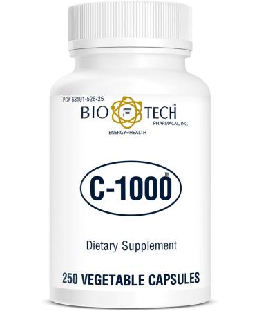 Bio-Tech C-1000 | 250 Veggie Capsules - Buy Online on GoSupps.com