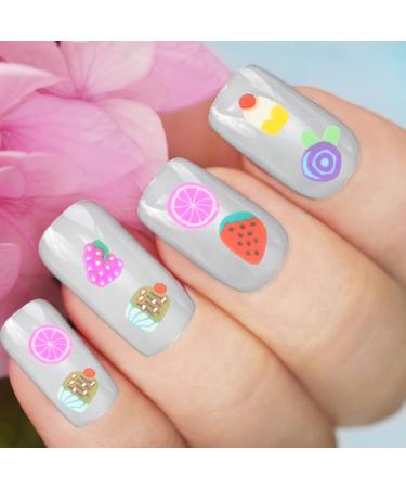 Nuobesty 4000-Piece Nail Art Set | Soft Sound Resin Nail Decorations | 3D Fruit & Cake Nail Splinters for Enchanted Women | International Shipping Available - Buy Online on GoSupps.com