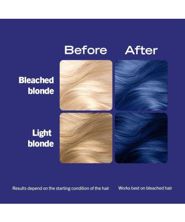 Schwarzkopf LIVE Ultra Brights Electric Blue Hair Dye - Semi-Permanent Lasts Up to 15 Washes - Buy Online on GoSupps.com