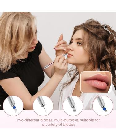 Hoadoek 30 Count Microblading Pen Double Sided Microblading Handle Microblading Eyebrow Pencil Waterproof Cosmetic No Blades Easy to Use - Buy Online on GoSupps.com