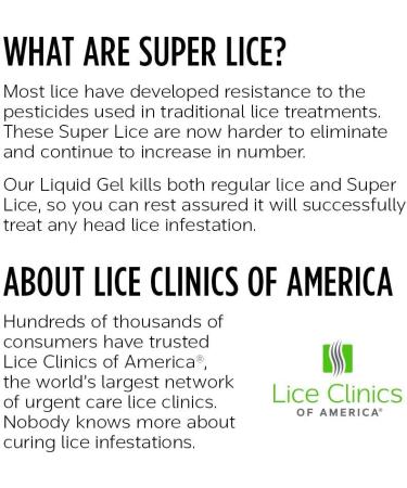 Lice Clinics Treatment Kit - Guaranteed Lice Cure, Safe & Non-Toxic - Complete Head Lice Removal Set with Shampoo and Metal Comb - Buy Online on GoSupps.com