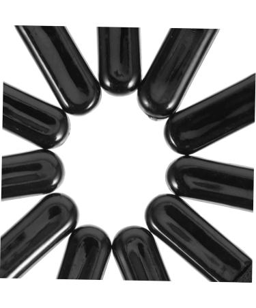 Baluue 100pcs Mini Eyeshadow Swab Foam Eyeshadow Eyelash Spoolie Mascara Wand Plastic Black - Buy Online on GoSupps.com