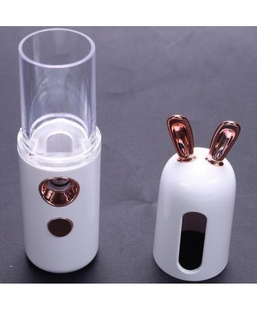 Kivvlbzeq New Mini USB Rechargeable Nano Hydrator Sprayer Women Beauty Instruments Home Use Humidifier Face Steamer Easy Install White - Buy Online on GoSupps.com