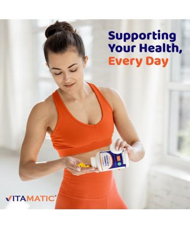 Vitamatic Turmeric Curcumin Supplement (10:1 Equivalent 3000 Per Serving, Made with 95% Curcuminoids, Black Pepper, Ginger, Moringa) 120 Vegetable Capsules, Non-GMO, Gluten Free - 2 Pack - Buy Online on GoSupps.com