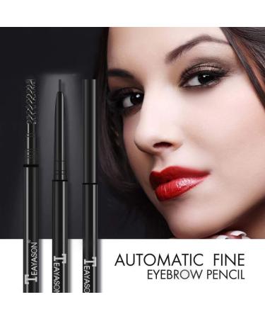 1.5mm Ultra-Fine Automatic Eyebrow Pencil - Durable, Sweat-Proof, Long-Lasting Makeup (01Black) - Buy Online on GoSupps.com