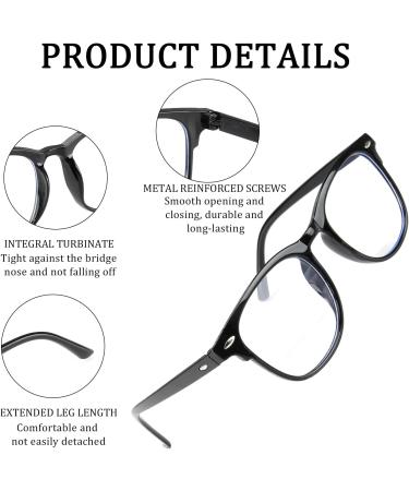 Buy 2 Anti-Blue Light Glasses for Men & Women - Foldable Blue Light Blocking for Reading & Gaming - Reduce Visual Fatigue & Block Device Radiation - Buy Online on GoSupps.com