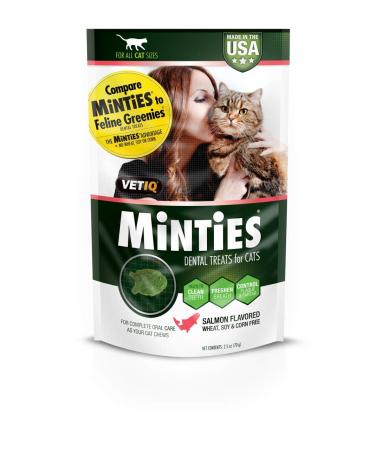 Minties Dental Cat Treats 2.5 oz Salmon