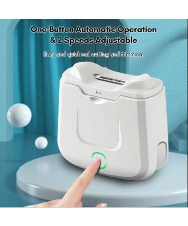Asinfter Electric Nail Clipper Manicure Device for Adults Nail Polisher Baby and Child Anti-Pinch Automatic Nail Clipper Easy to Use - Buy Online on GoSupps.com