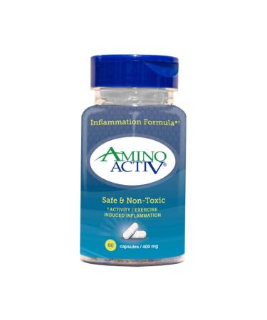 Amino Activ Fast Holistic Support for Pain & Inflammation Caused by Activity/Exercise (60 Capsules) 60 Count