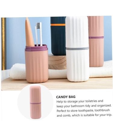 Buy Tovinanna 3 Series Travel Toothbrush Case - Portable Bathroom Mug & Accessories for International Shipping - Buy Online on GoSupps.com