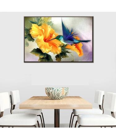 Foxhool Beginners Cross Stitch Kit - Bird Picking Honey | Full Range of Stamped Embroidery Patterns for Adults | DIY Needlepoint Kit | 15.7x19.7 inch - Buy Online on GoSupps.com