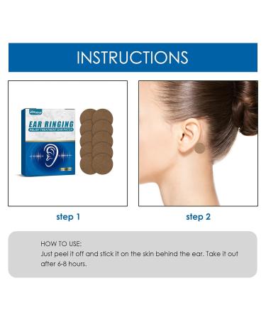 Tinnitus Patch 30 Pcs - Organic Treatment for Adults - Mild Relief During Travel - Buy Online on GoSupps.com