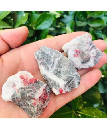 Aura Crystal 1pc 20g-90g Natural Cinnabar Crystal Stone Crystal Stone Mineral Specimen (Size : 1PC 42g-50g) - Buy Online on GoSupps.com
