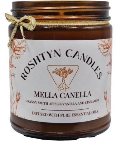 Apple Cinnamon Soy Candle 9 oz | Infused with Pure Essential Oils | International Shipping Available - Buy Online on GoSupps.com