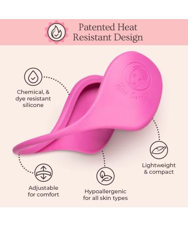 Reusable Silicone Ear Covers for Hair Styling - Pink Heat Protection | Comfortable & Durable Ear Shields for International Shipping - Buy Online on GoSupps.com