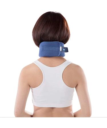 Shop RKNYC Adjustable Neck Support | Soft Sleep Aid for Cervical Spine Relief | Universal Blue L - Buy Online on GoSupps.com