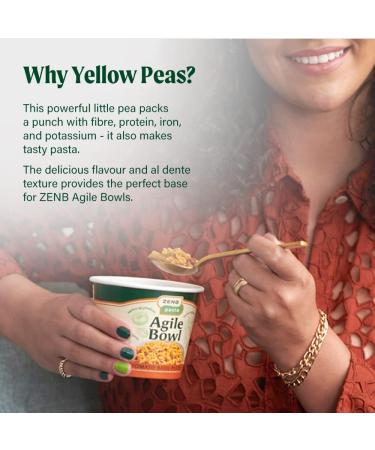 ZENB Gluten Free Instant Pasta Pot - Yellow Pea Pasta (Classic Flavours) - Buy Online on GoSupps.com