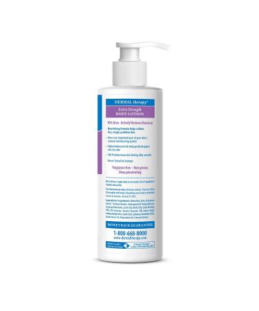 Dermal Therapy Extra Strength Body Lotion - Hydrating Treatment for Dry Cracked Skin | 5% Alpha Hydroxy Acids, 10% Urea | 8 fl. oz (Two Pack) - Buy Online on GoSupps.com