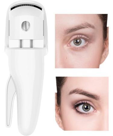 Eyelash Curler Heat | 230mah Battery Portable Small Eyelash Curler - Ergonomic Eye Lash Curling Tool Handheld Eyelash Heated Tool for Eyelashes Makeup White - Buy Online on GoSupps.com