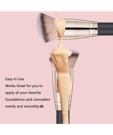 Polla Angled Kabuki Brush - Premium Makeup Tool for Flawless Liquid Foundation & Powder Cosmetics - Buy Online on GoSupps.com