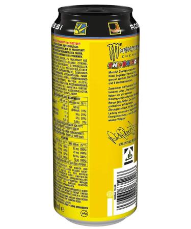Monster Energy Doctor Valentino Rossi Edition | Sparkling Citrus Taste | 24 x 500ml Energy Drink Pack - Buy Online on GoSupps.com