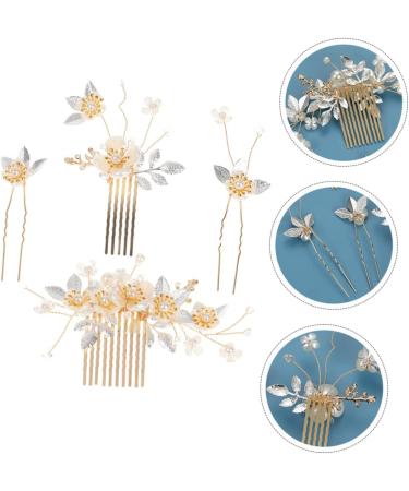 minkissy 6 Sets Hair Accessories Wedding Hair Pin Bridal Hair Comb Bride Hair Decor Rhinestone Wedding Hair Wedding Bride Hair Decorations Zinc Alloy Bridesmaid Wedding Dress Romantic - Buy Online on GoSupps.com