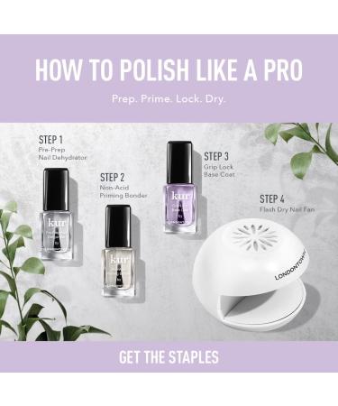 Londontown Grip Lock Base Coat - Nail Strengthener and Primer - Buy Online on GoSupps.com