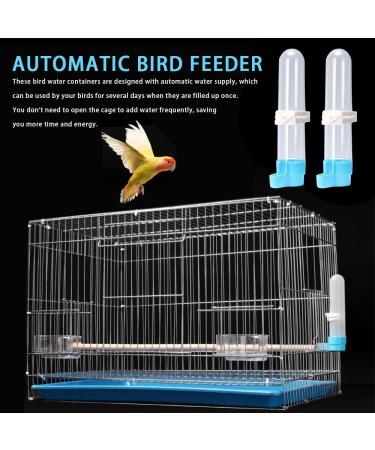 2 PCS Bird Food Drinker Parrot Automatic Water Feeder Bird Drinkers Hanging Bird Water Bottle for Parrot Budgies Parakeet Cockatiels - Buy Online on GoSupps.com