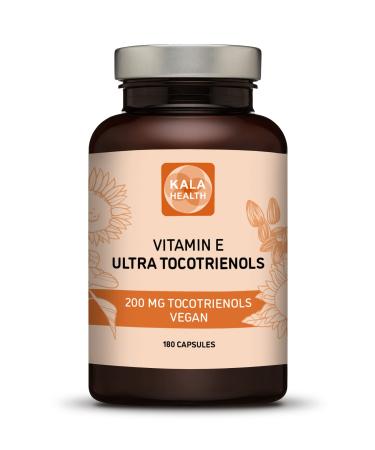 Kala Health Ultra Tocotrienol 200mg Vitamin E Vegan All 4 tocotrienols - Alpha Tocotrienol + Beta Tocotrienol + Gamma Tocotrienol + Delta Tocotrienol No Tocopherols - Unique Tocotrienol Complex 180 - Buy Online on GoSupps.com