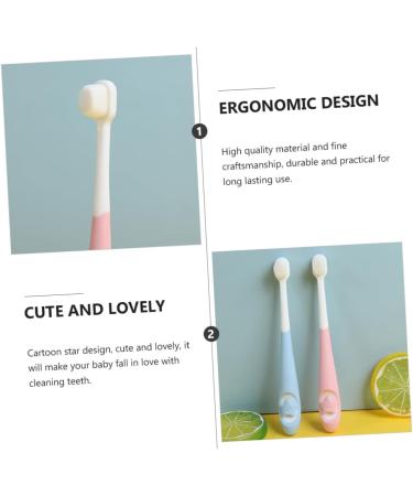 Beavorty 2pcs Infant Toothbrush Set - Perfect Teeth Cleaning Gift for Babies - International Shipping Available - Buy Online on GoSupps.com