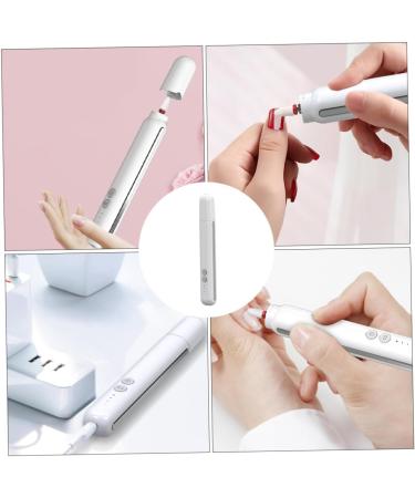 Housoutil 1 Set Nail Polisher Nail Drill Nail Polish Tips Clippers Removing Electrical Nail Files Electric Nail File Manicure Power Tools White Acrylic Abs Exfoliating - Buy Online on GoSupps.com