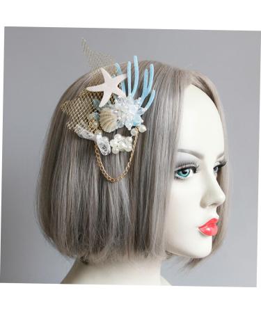 FRCOLOR 1pc Wedding Tiara Hair Barrette Bridal Headpieces for Wedding Bride Hair Clip Beach Party Hair Headdress Girl Hair Clips Bridal Hair Clip Crystal Headpiece Headband - Buy Online on GoSupps.com